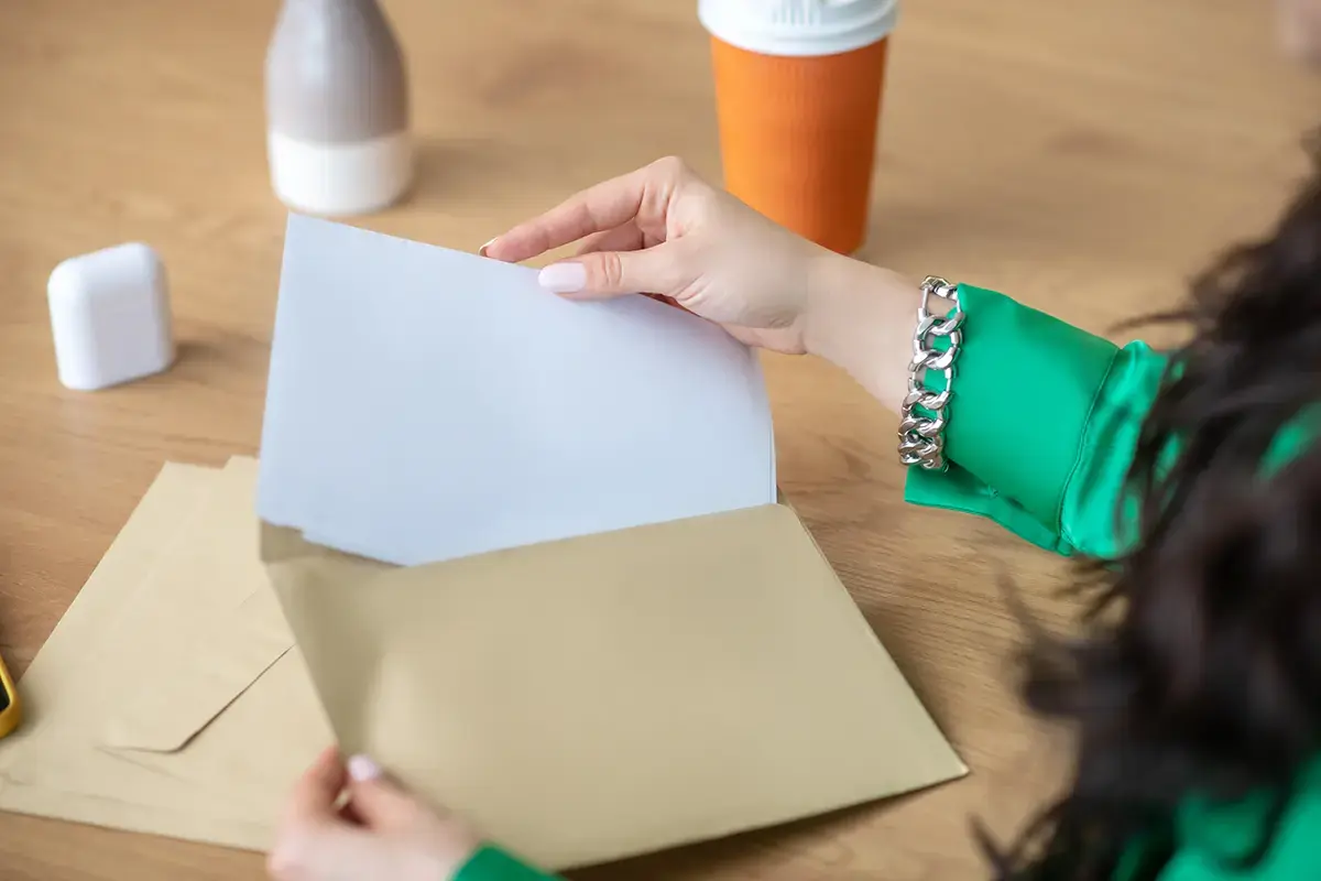 lettre enveloppe export