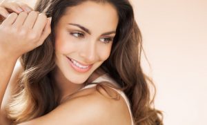 Femme saine sante visage