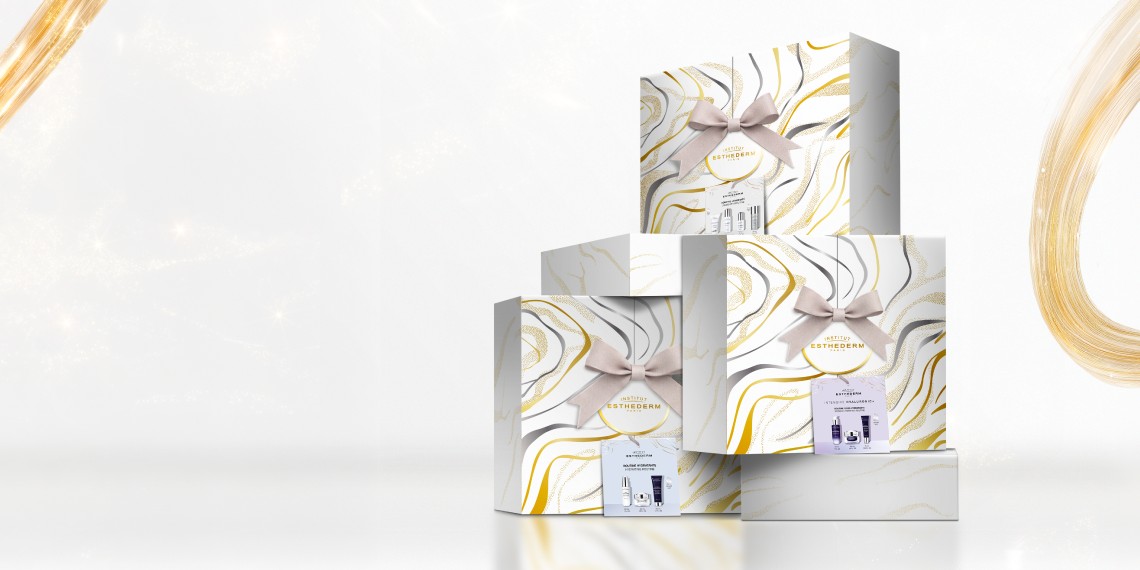tous les coffrets des fêtes 2026 esthederm paris